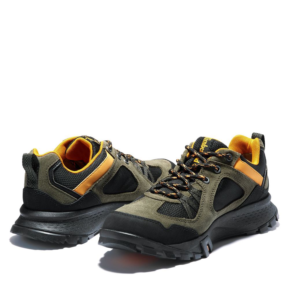 Bocanci De Drumeție Timberland Barbati Verzi Inchis - Garrison Trail Waterproof Josi - Romania - BJZ